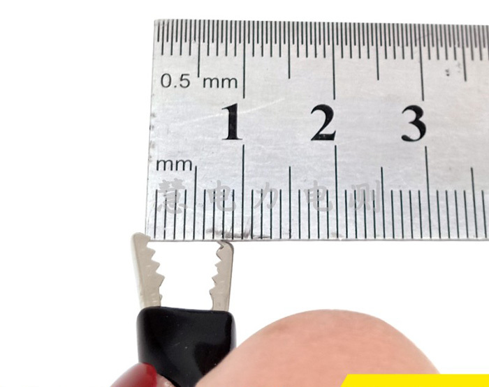 Testovací kabel s krokosvorkami 0.5m