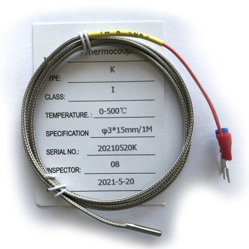 Termočlánek pro 3D tisk typ-K, 3x15mm