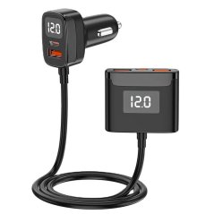 Nabíječka do auta EC17 58W s 2x USB-C a 3x USB-A
