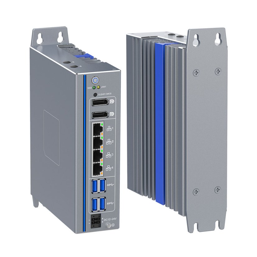 IEXP-512 Průmyslový počítač, 4× LAN, bezventilátorový