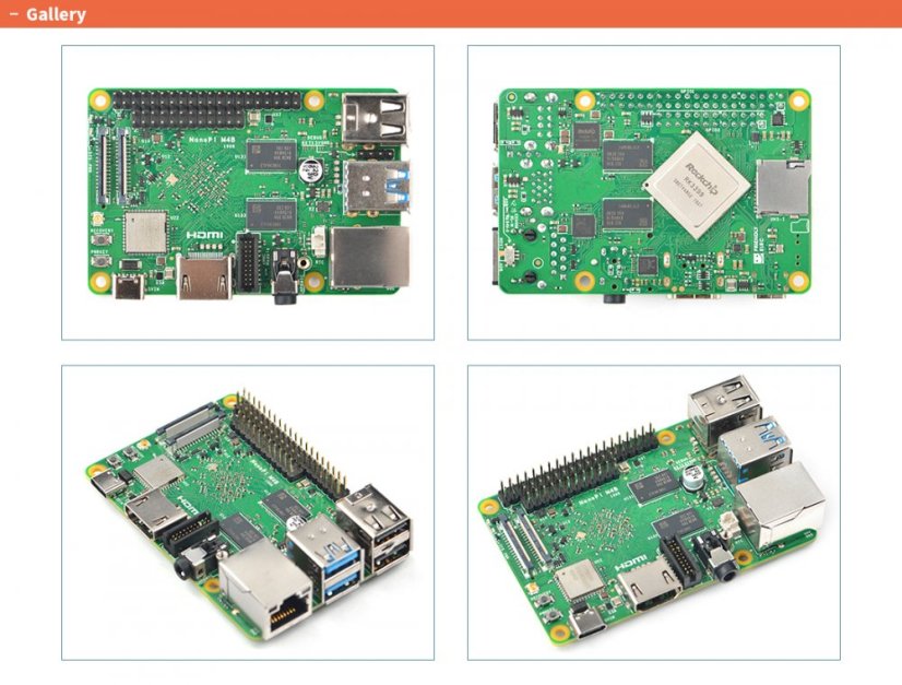 NanoPi M4B with Heat Sink