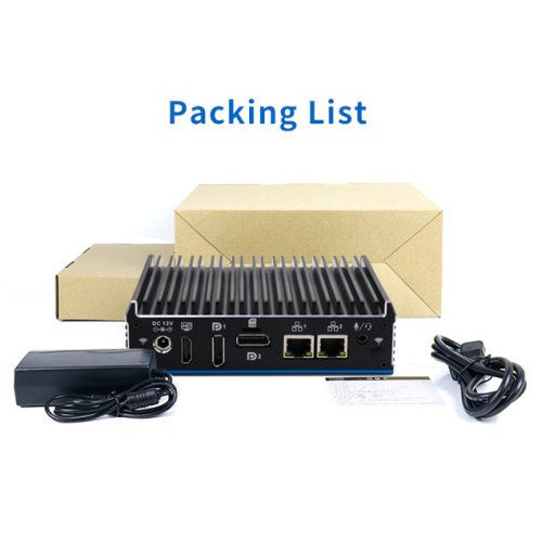 N1021 J4125 - Průmyslové Mini PC, Barebone, Fanless