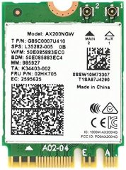 Intel AX200NGW WiFi 6E Mini M.2 Card