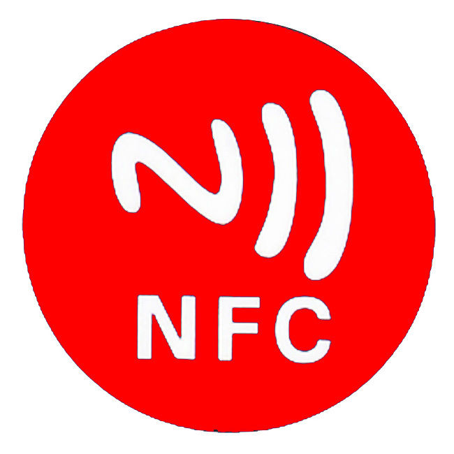 NFC nálepka tag 25mm s NTAG