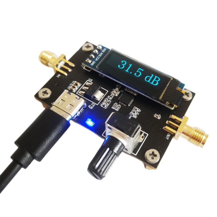 GS-AT6-M Digitální RF Atenuátor HMC624A 0-31.5dB 6GHz
