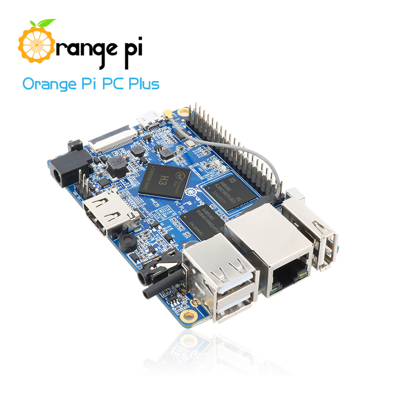 Orange Pi PC Plus H3 - 1.6GHz Quad-core, 1GB RAM Mini PC