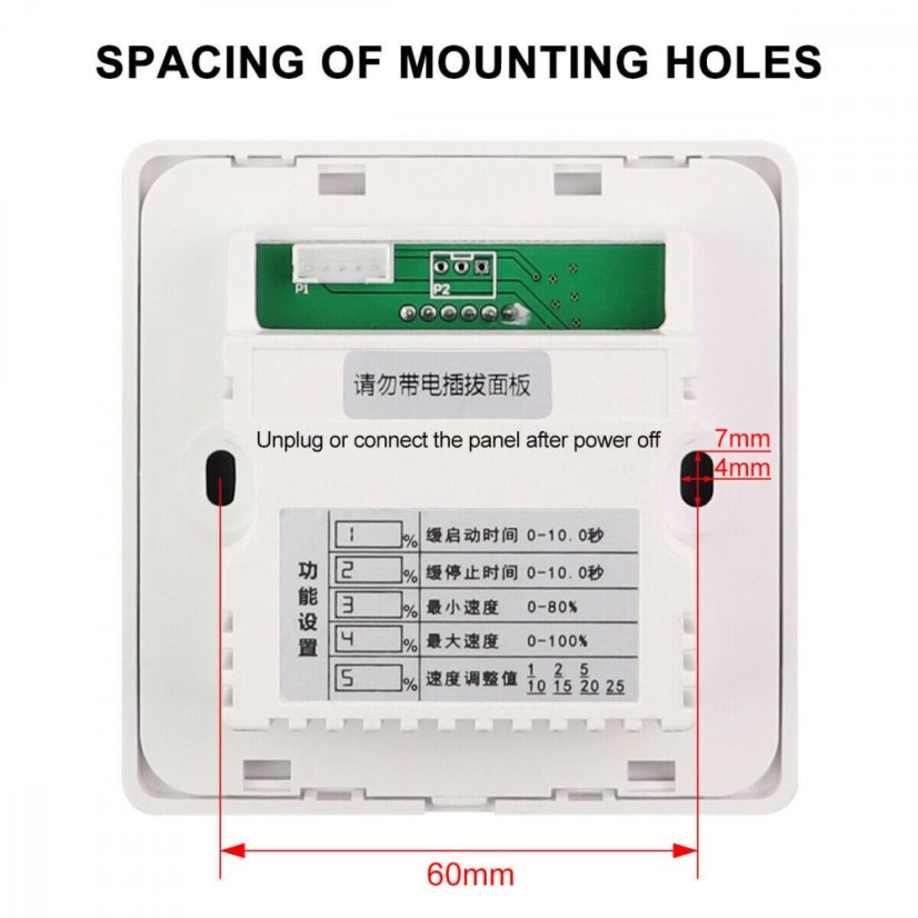CCM6DS-T 12V-80V 30A LCD PWM Regulátor pro DC Motory