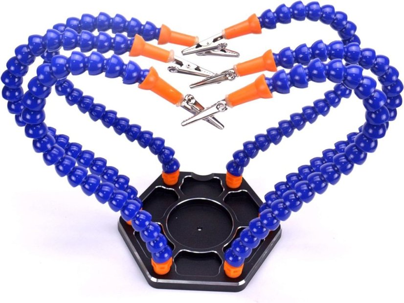 Flexible Third Hand DH-601 with 6 Arms