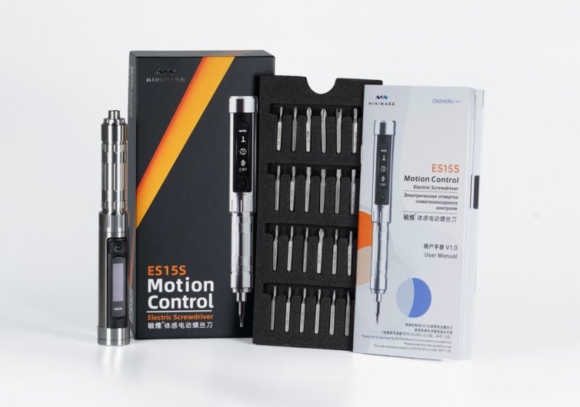 Inteligentní elektrický šroubovák MINIWARE ES15s s řízením pohybu