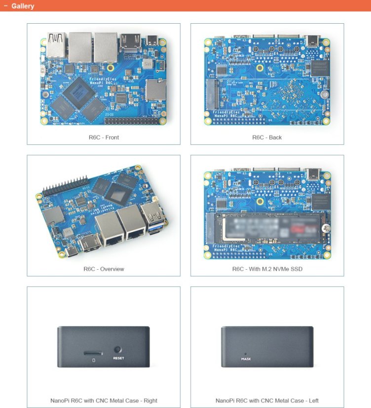 NanoPi R6C Mini-Router – 8GB RAM, 32GB eMMC