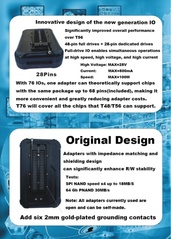 XGecu T76 USB 3.0 univerzální programátor