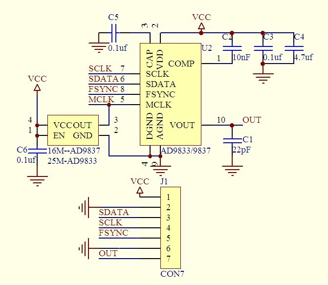 GY-9833 Generátor signálu DDS Modul
