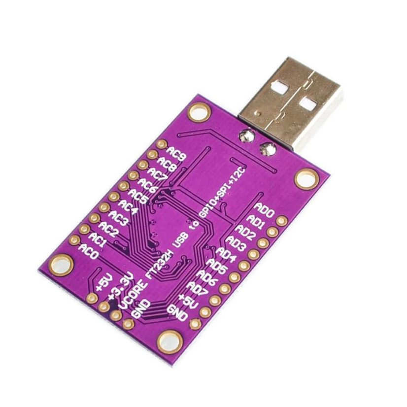 MCU FT232H USB Converter to UART, JTAG, SPI, and I2C