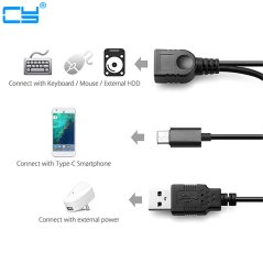 USB-C OTG adapters, set of 7pcs