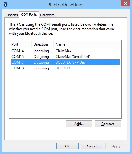 RS232 to PC via Bluetooth Module - Wireless Converter