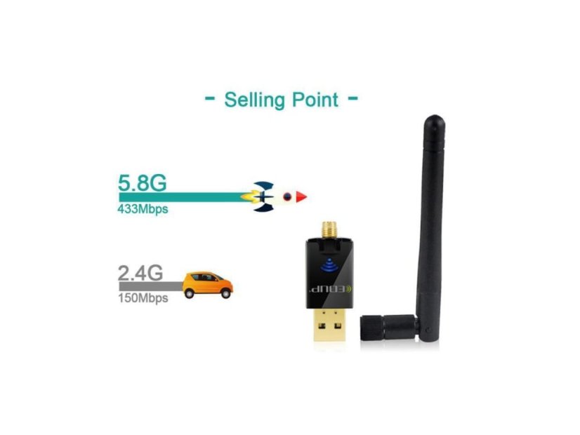 EP-DB1608 600Mbps Bezdrátový USB Adaptér RTL8811CU