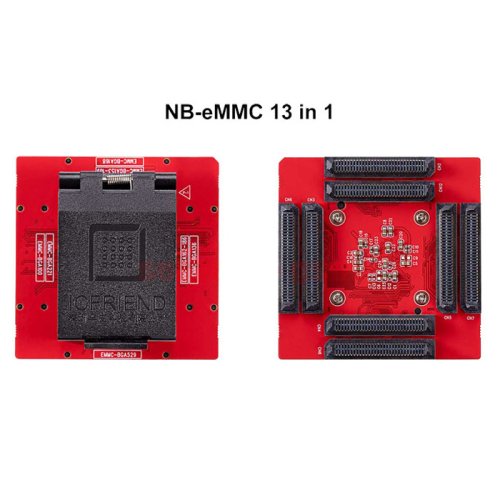 E-Mate X EMMC BGA 13 v 1 - Sada adaptéru