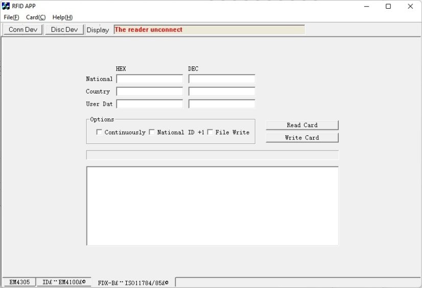 T-57 125KHz RFID USB Reader and Writer