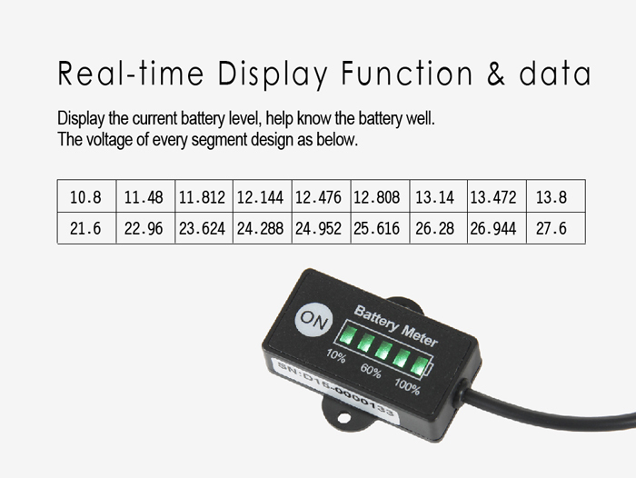 Digital Indicator of Lead Battery Status RL-BI005