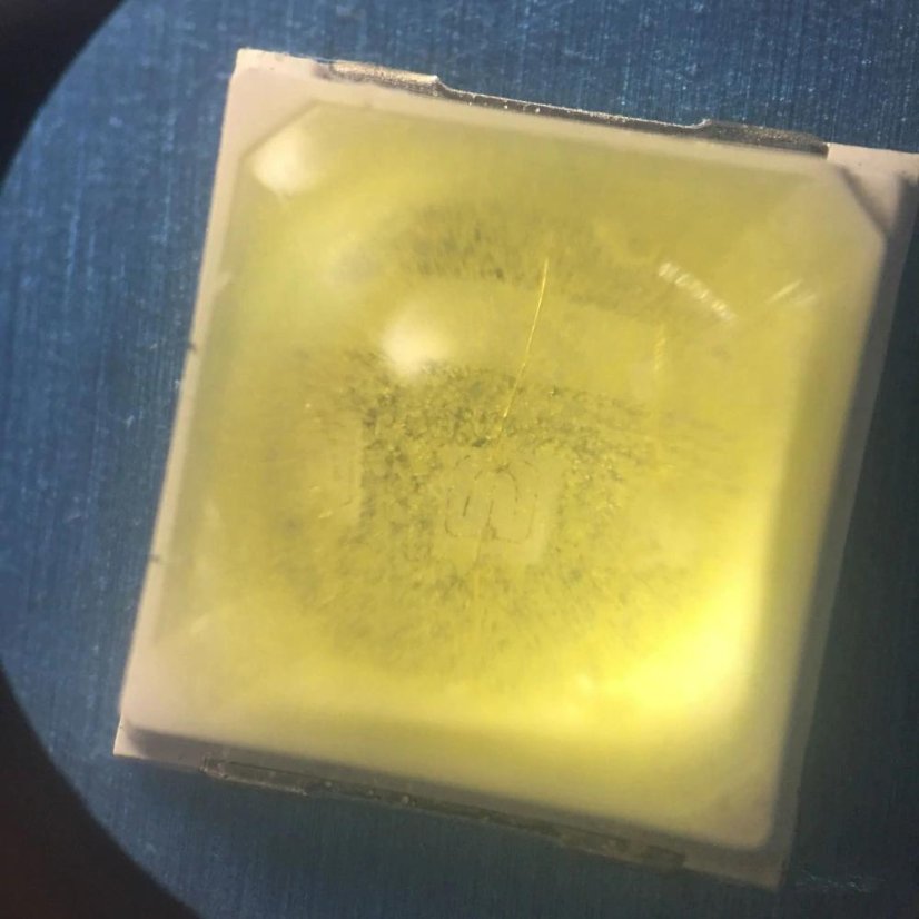 2W UV SMD 5054 LED diode 365+395nm