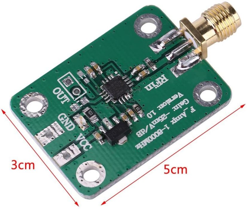 AD8318 RF Logarithmic Detector 70dB, 1-8000MHz