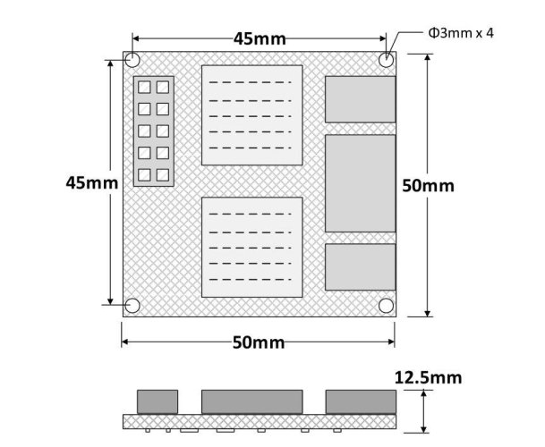 2x12A 12V-24V Duální Ovladač Kartáčového DC Motoru H-Bridge L298N BTS7960 PWM Vstup