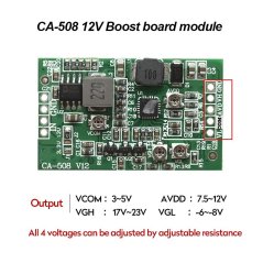 CA-508 Boost Modul Napájení 12V TCON pro LCD Obrazovky