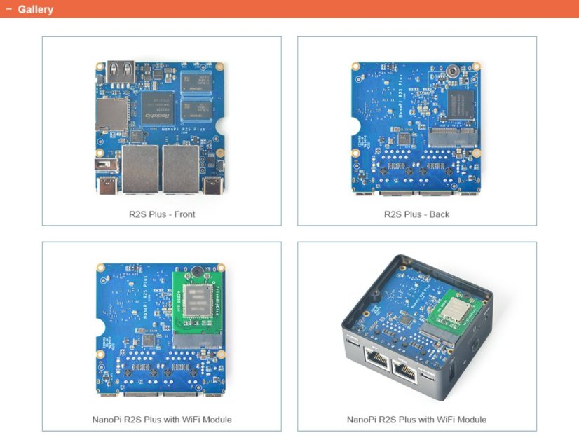 NanoPi R2S Plus Combo w/ krabicí
