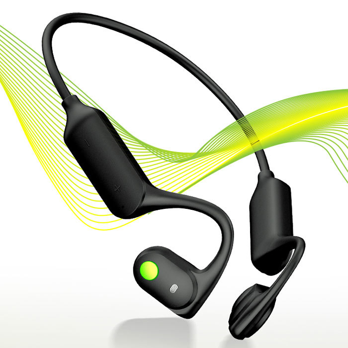 AirWave BE10 otevřená sluchátka pro sport - Barva: Bílá