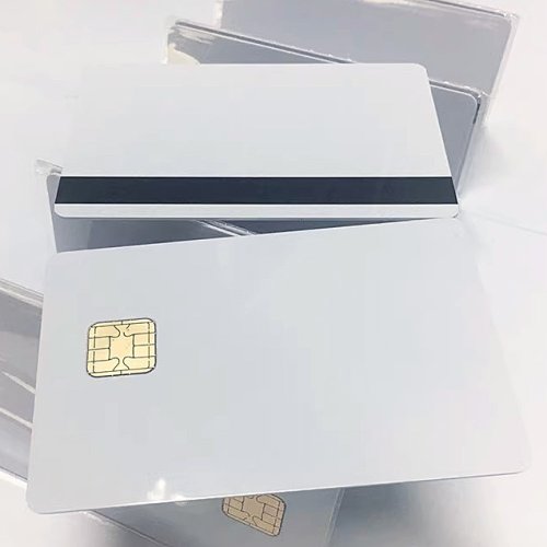 J3H081 kontaktní čipová PVC karta - bílá (80kB, Dual Interface)