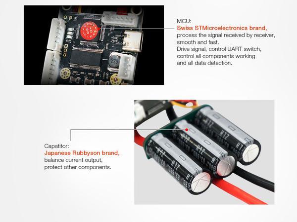 VESC BLDC Regulátor ESC 50A SUPERFOC6.8 pro Elektrické Skateboardy