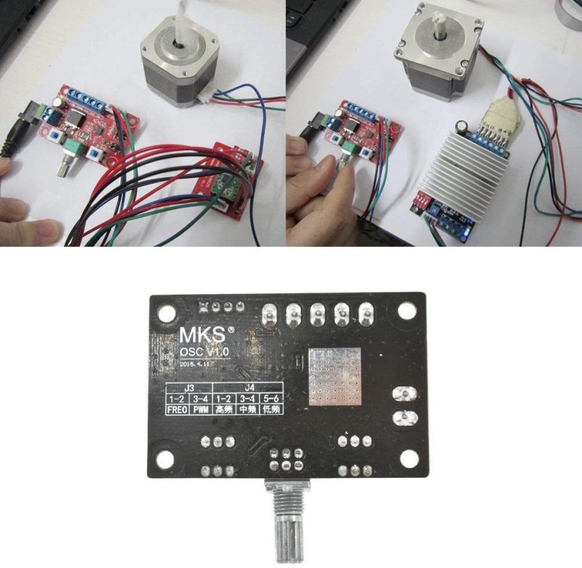 PWM Signal Generator for Stepper Motors - OSC Control Module v1.0