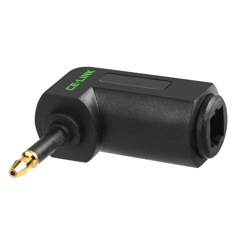 Adaptér 2729 TOSLINK na Mini-TOSLINK jack 3.5mm s kolenem