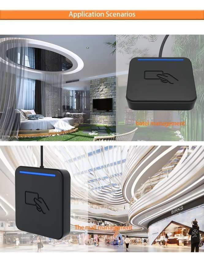 A6 Dual-Frequency RFID Card Reader