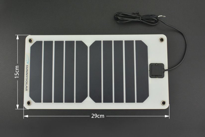 Flexibilní monokrystalický solární panel 5V/5W - FIT0600