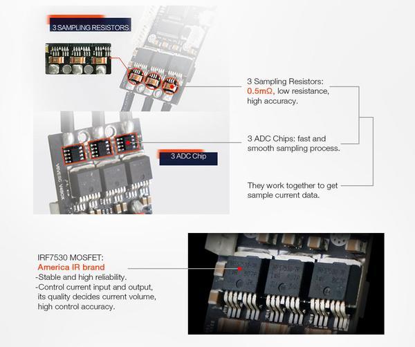 VESC BLDC Regulátor ESC 50A SUPERFOC6.8 pro Elektrické Skateboardy