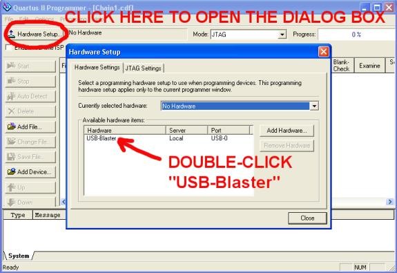 USB Blaster - Programovací kabel pro Altera CPLD/FPGA/JTAG
