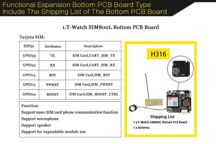 LILYGO® TTGO T-Watch-N - Programovatelné hodinky s ESP32 a dotykovým displejem