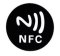 NFC nálepka tag NTAG213, 25mm, anti-metal, logo