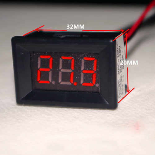 C18B20 0.36" Digitální Termometr Modulo pro DS18B20 Senzor - Barva: Červená