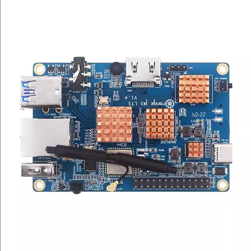 Kvalitní chladiče pro vývojové desky Orange Pi - Chladiče - Pro: Orange Pi 5, Chladiče - Sada: sada chladiče z čisté mědi
