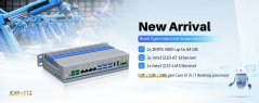 IEXP-712 průmyslový  PC – 4× LAN, 2× 4K výstup