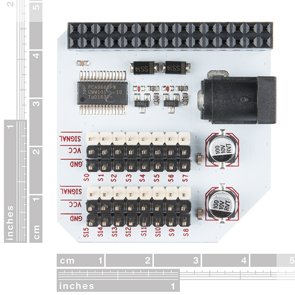 Rozšiřující deska Omega2 servo (PWM)