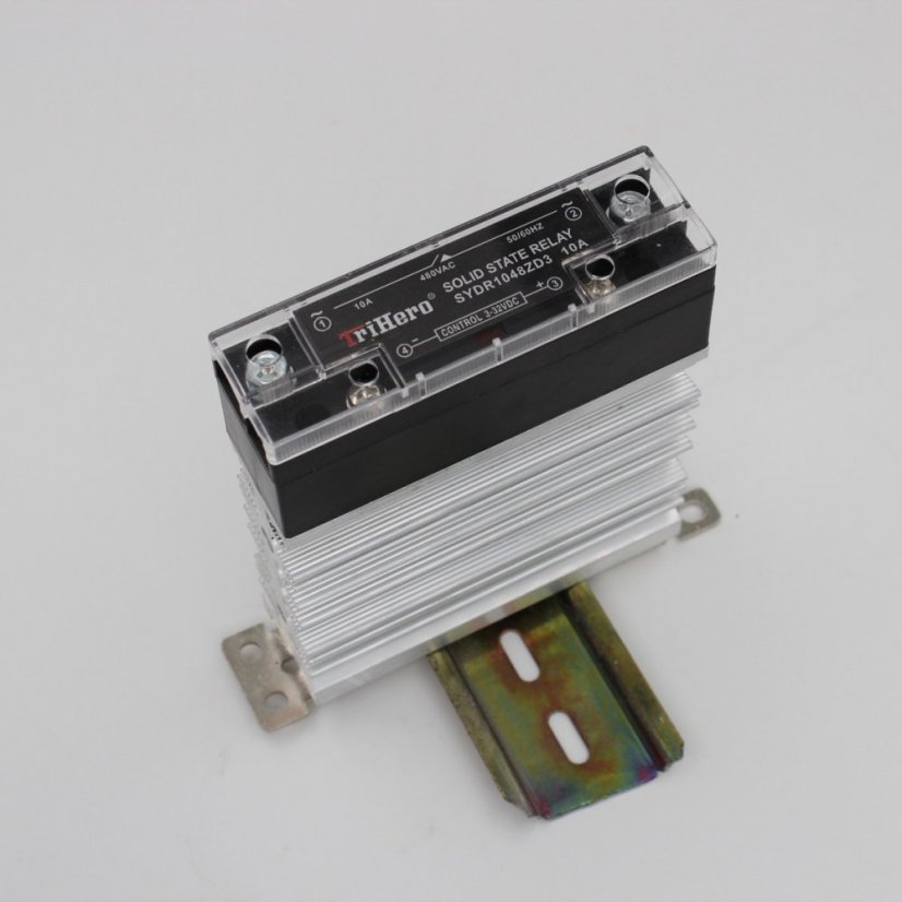 DC-AC Slim SSR Relay pro DIN lištu - Trvalý spínaný proud: 10A