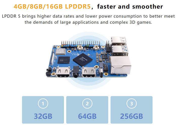 Orange Pi 5 Pro - Výkonný 64bitový Jednodeskový Počítač