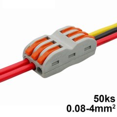 P423 3-vodičová svorkovnice s pákami - 50ks