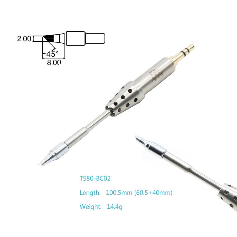Replacement Soldering Tip for TS80/TS80P Soldering Stations