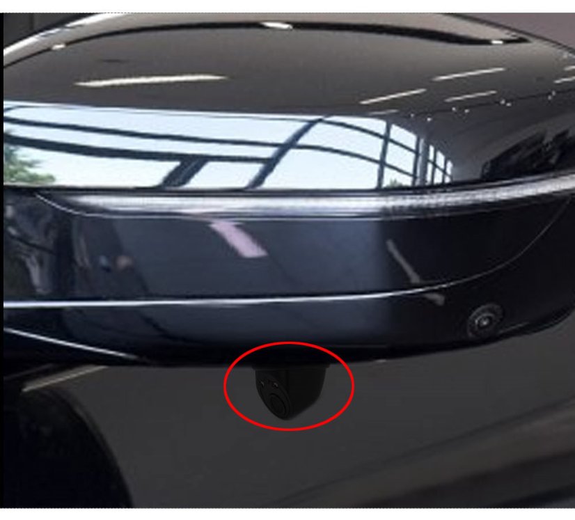 YC803 WiFi zadní parkovací kamera 720p s nočním viděním