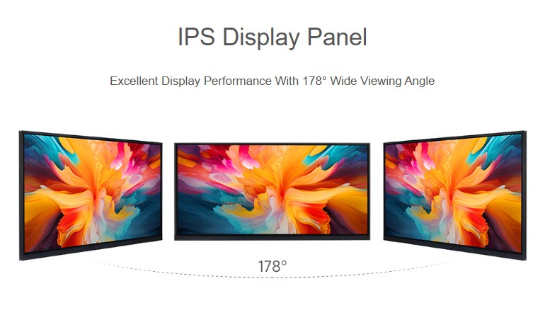 11.6" kapacitní dotykový displej, In-Cell, 1768×828, HDMI/Type-C
