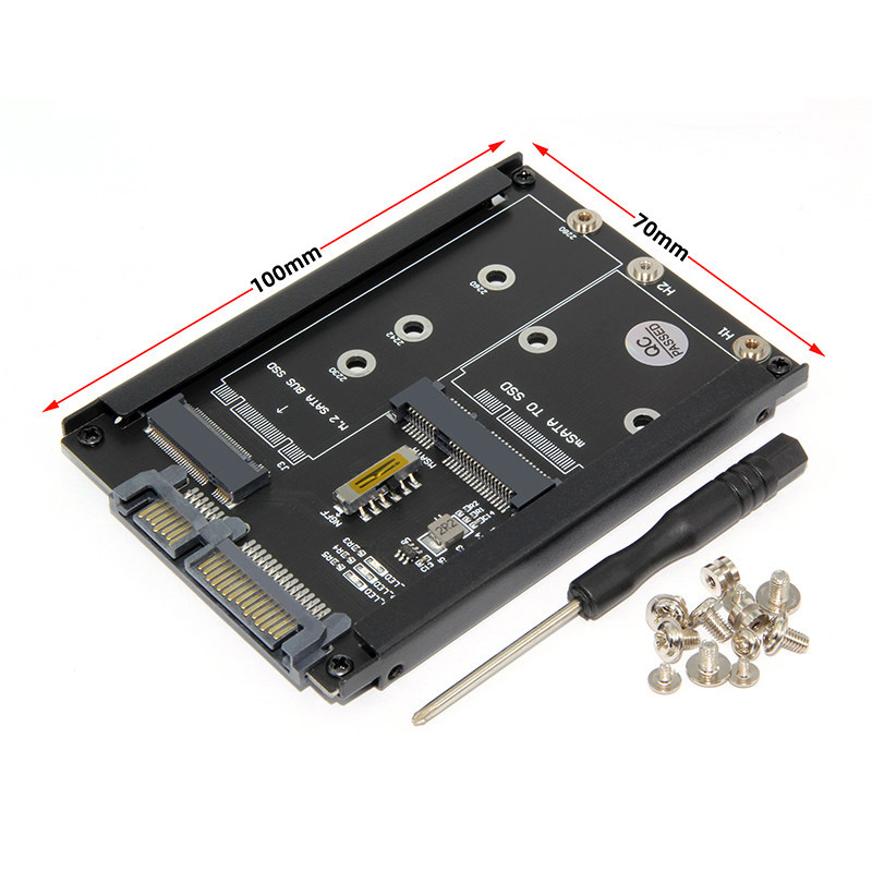 Adaptér mSATA / M.2 NGFF SATA na 2.5" SATA